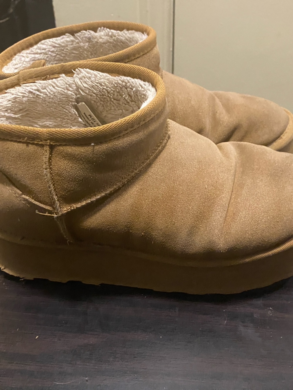 Cozy Women's Winter Ankle Boots in Chestnut Brown